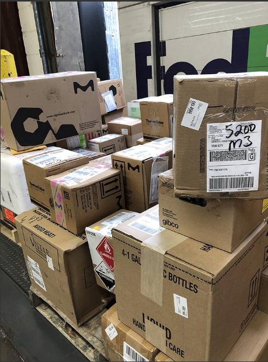 Loading into aircraft